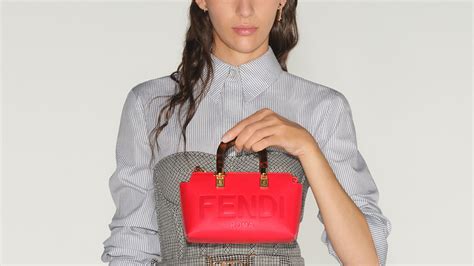 fendi by the way mini light grey